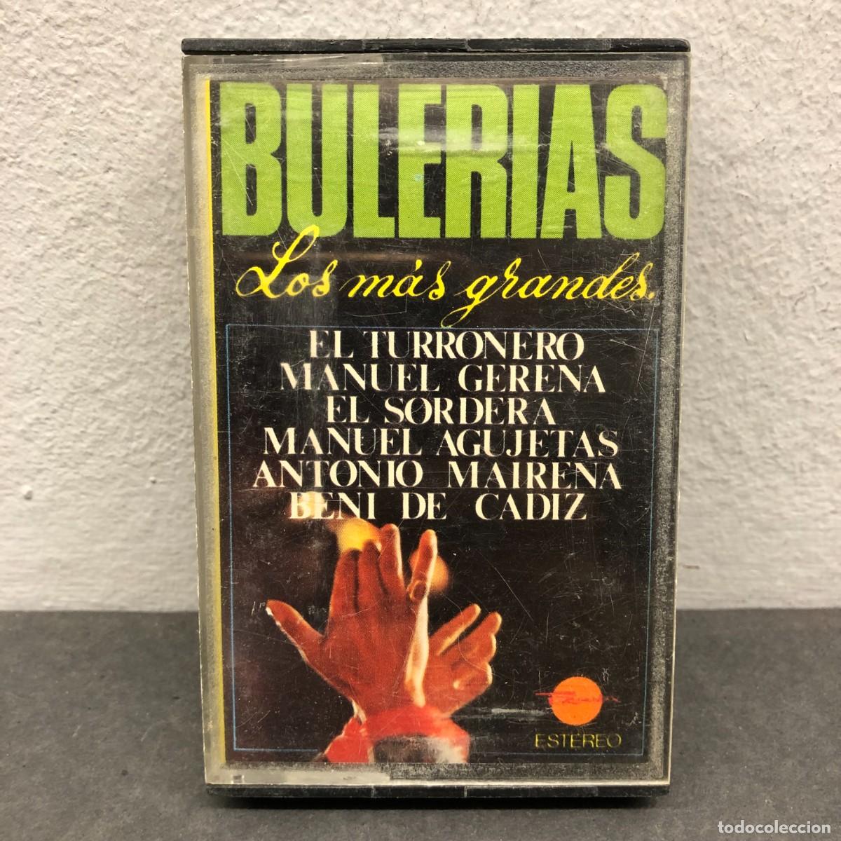 Casetes antiguos: BULERIAS - LOS M&Aacute;S GRANDES - EL TURRONERO - MANUEL GERENA - T 23.190 S - CASSETTE - M&Uacute;SICA / 665