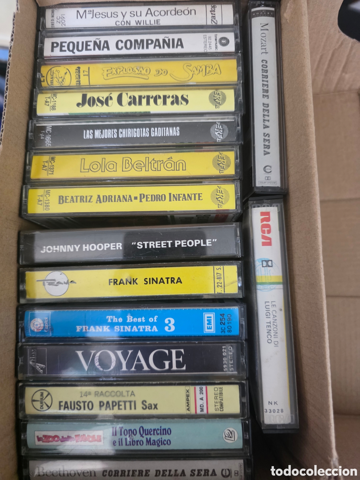 Cassetes antigas: LOTE DE 16 CASETTES DE VARIOS ESTILOS...LEER