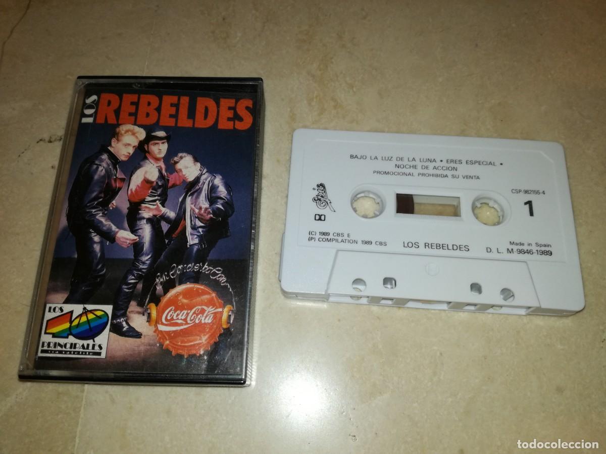 Casetes antiguos: LOS REBELDES - LOS 40 PRINCIPALES - ORIGINAL 1989
