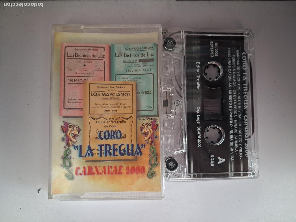 Cassettes Anciennes: CINTA CASETE CARNAVAL CADIZ CORO LA TREGUA