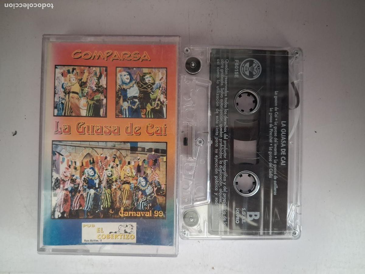 Cassettes Anciennes: CINTA CASETE CARNAVAL CADIZ LA GUASA DE CAI