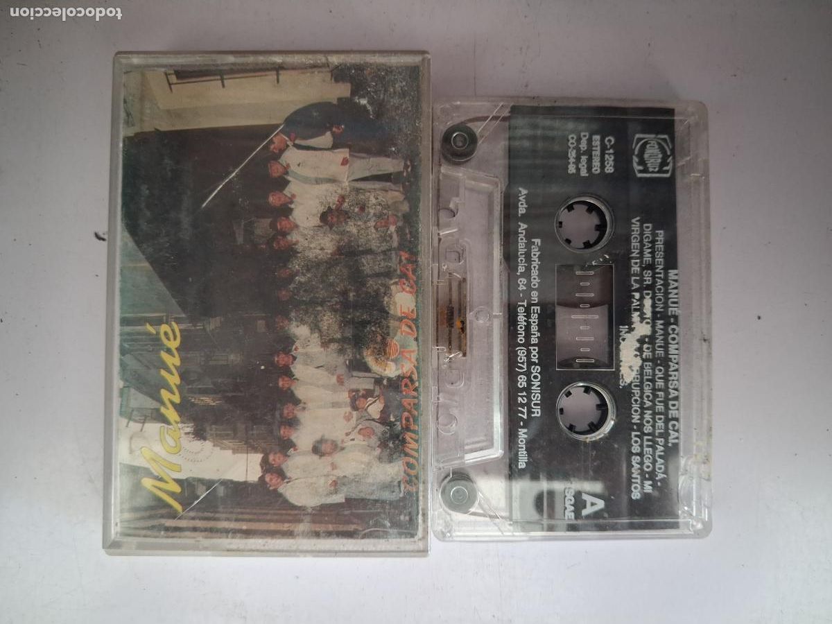 Cassettes Anciennes: CINTA CASETE CARNAVAL CADIZ MANU&Eacute;