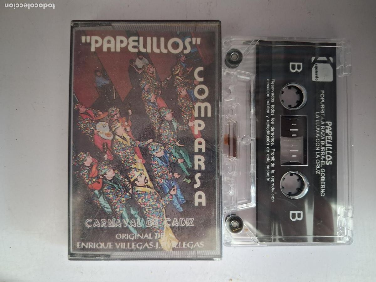 Cassettes Anciennes: CINTA CASETE CARNAVAL CADIZ PAPELILLOS
