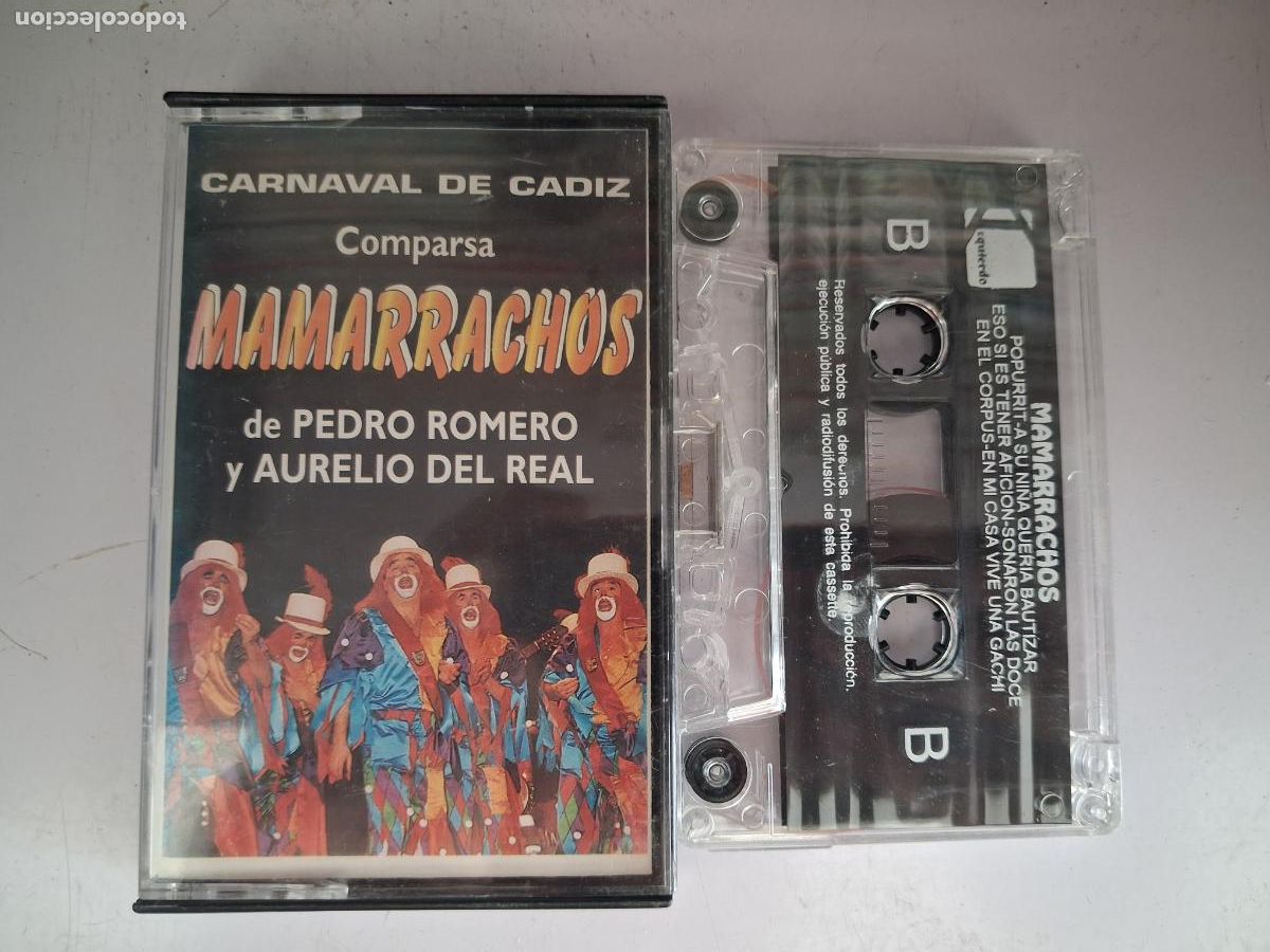 Casetes antiguos: CINTA CASETE CARNAVAL CADIZ MAMARRACHOS - Foto 1