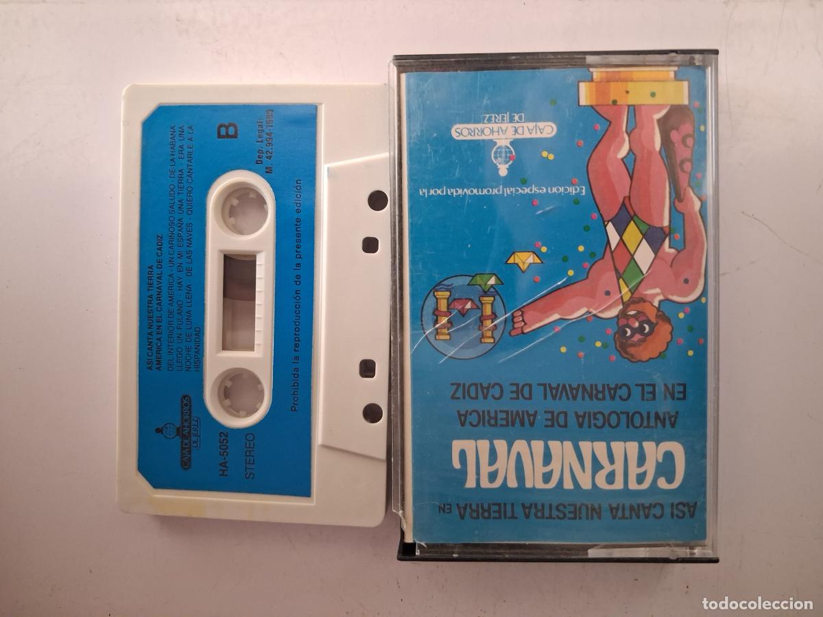 Casetes antiguos: CINTA CASETE CARNAVAL CADIZ ASI CANTA NUESTRA TIERRA EN CARNAVAL