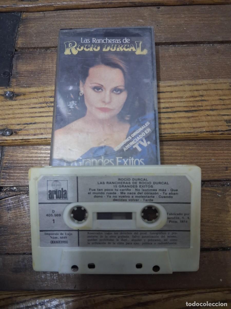 Casetes antiguos: Casete caset de m&uacute;sica Las rancheras de Roc&iacute;o Durcal