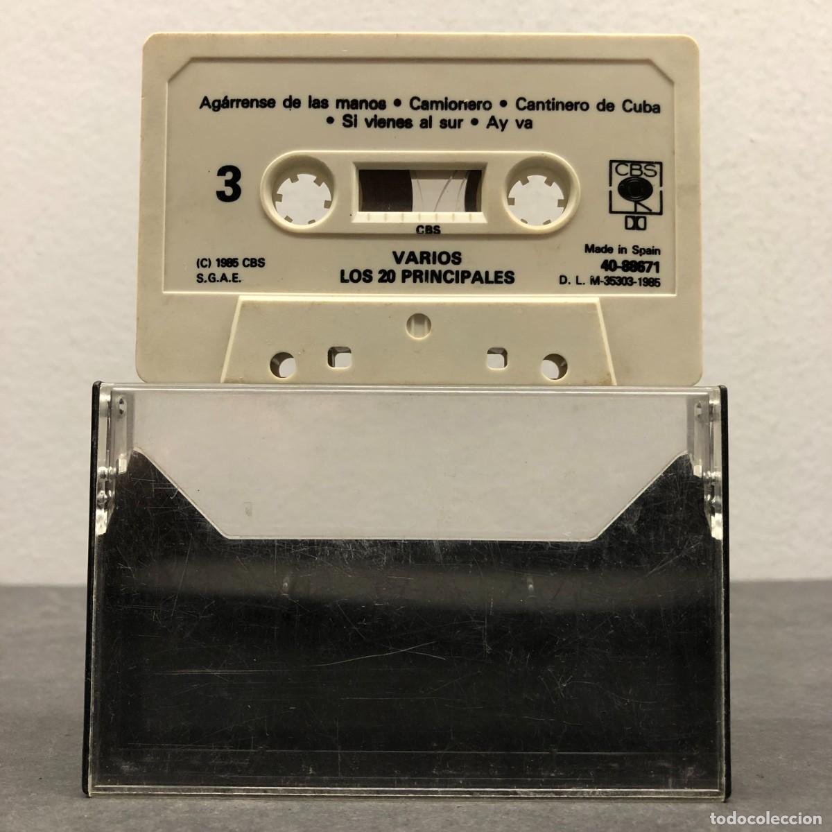 Casetes antiguos: LOS 20 PRINCIPALES - VARIOS - 40-88671 - CASSETTE - M&Uacute;SICA / 696