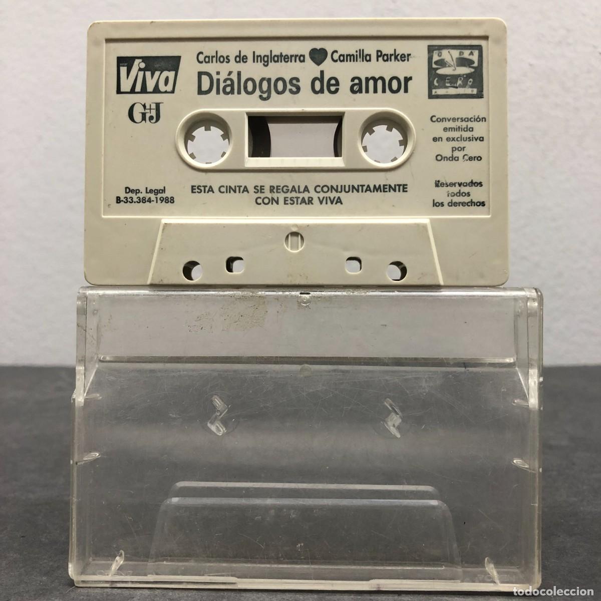 Casetes antiguos: DI&Aacute;LOGOS DE AMOR - CARLOS DE INGLATERRA CON CAMILLA PARKER - ESTAR VIVA - CASSETTE - M&Uacute;SICA / 697