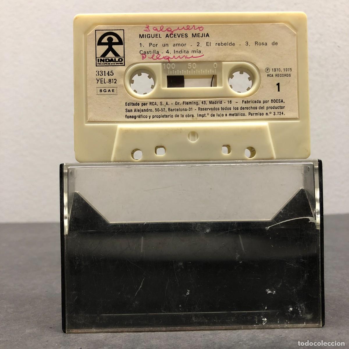 Casetes antiguos: MIGUEL ACEVES MEJIA - INDALO - 33145 - YEL-812 - CASSETTE - M&Uacute;SICA / 699
