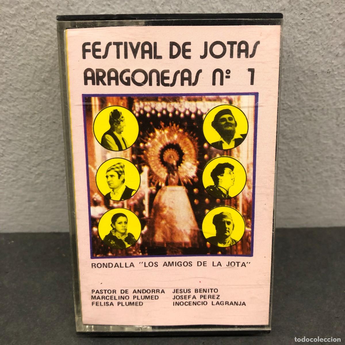 Casetes antiguos: FESTIVAL DE JOTAS ARAGONESAS N&ordm; 1 - LOS AMIGOS DE LA JOTA - C.S. 2-1067 - CASSETTE - M&Uacute;SICA / 705