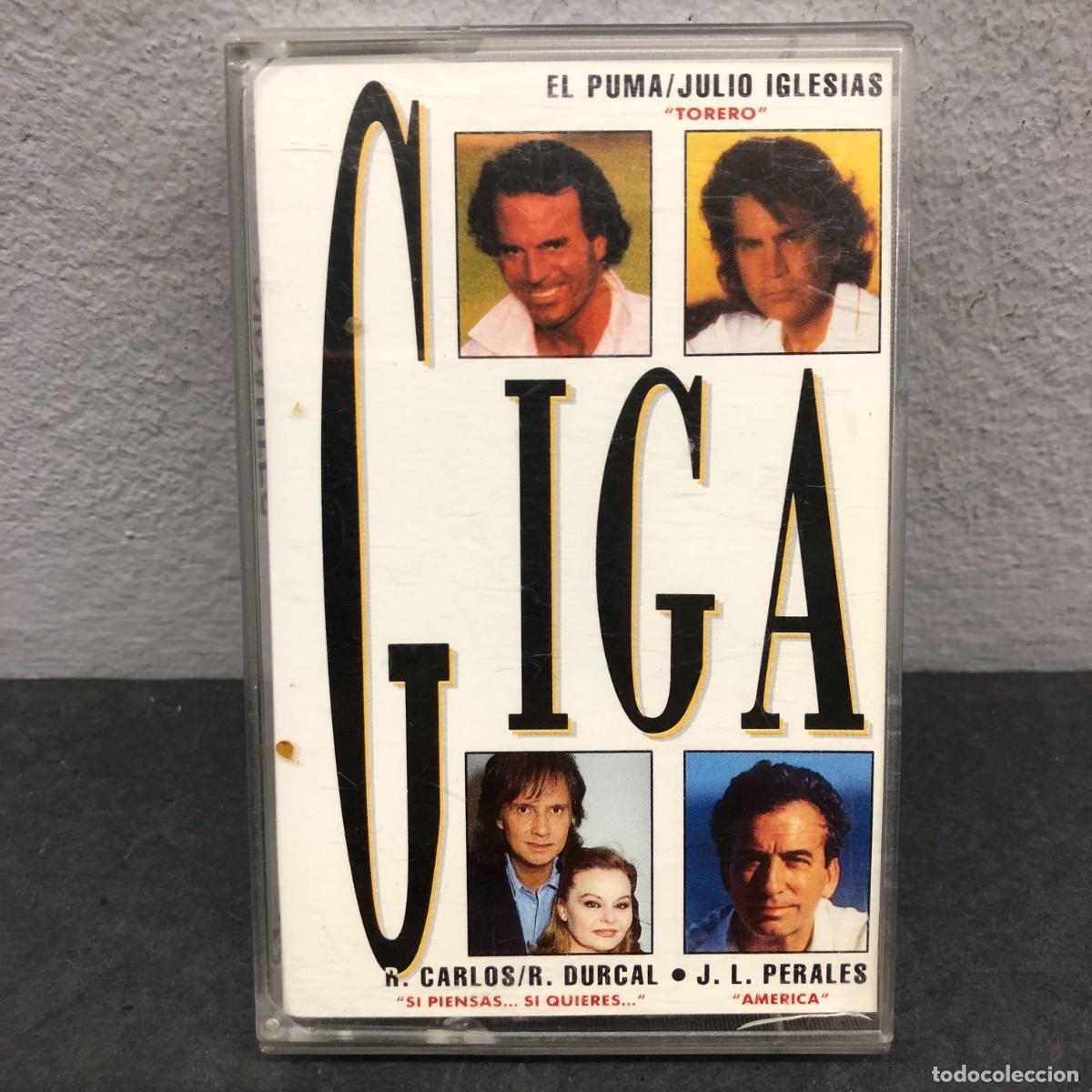 Casetes antiguos: GIGANTES VOL. 1 - EL PUMA, JULIO IGLESIAS, PERALES, DURCAL - EPC 472237 4 - CASSETTE - M&Uacute;SICA / 707