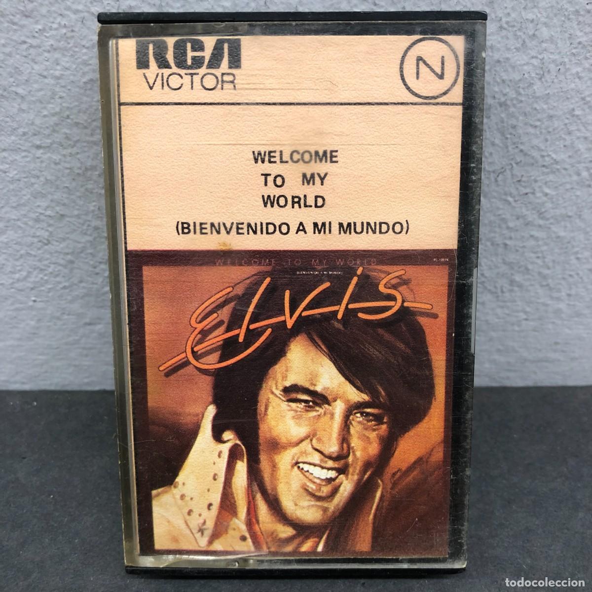 Casetes antiguos: ELVIS PRESLEY - WELCOME TO MY WORLD - PK 12274 - CASSETTE - M&Uacute;SICA / 717