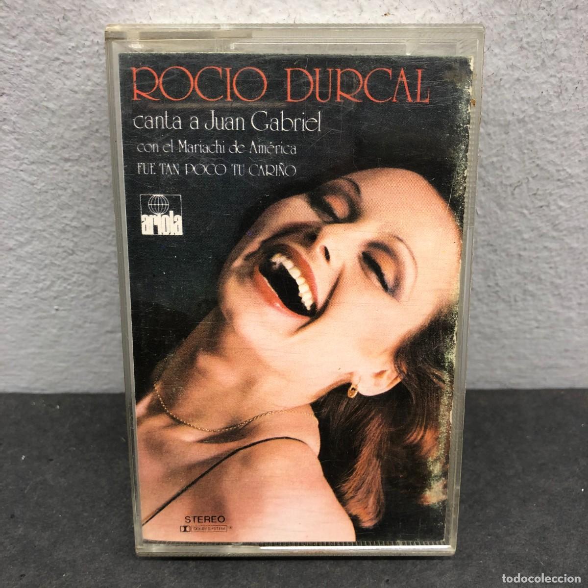 Casetes antiguos: ROCIO DURCAL CANTA A JUAN GABRIEL - FUE TAN POCO TU CARI&Ntilde;O - D 57.541 - CASSETTE - M&Uacute;SICA / 728
