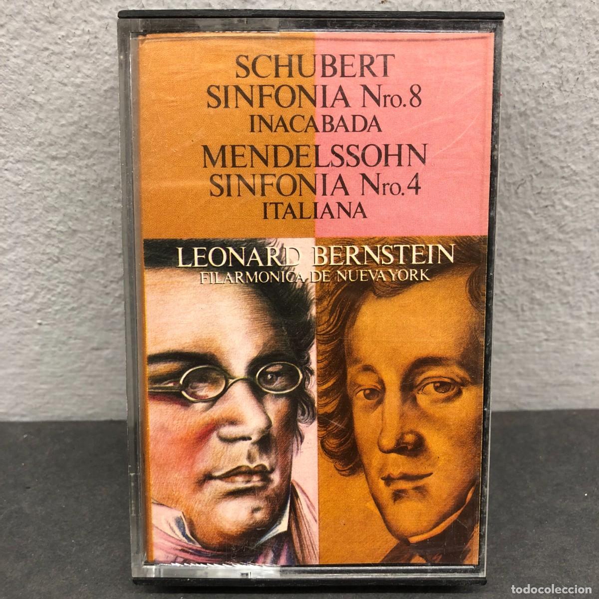 Casetes antiguos: SCHUBERT, SINFONIA NRO. 8 - MENDELSSOHN, SINFONIA NRO. 4 - CSP 40-15166 - CASSETTE - M&Uacute;SICA / 736