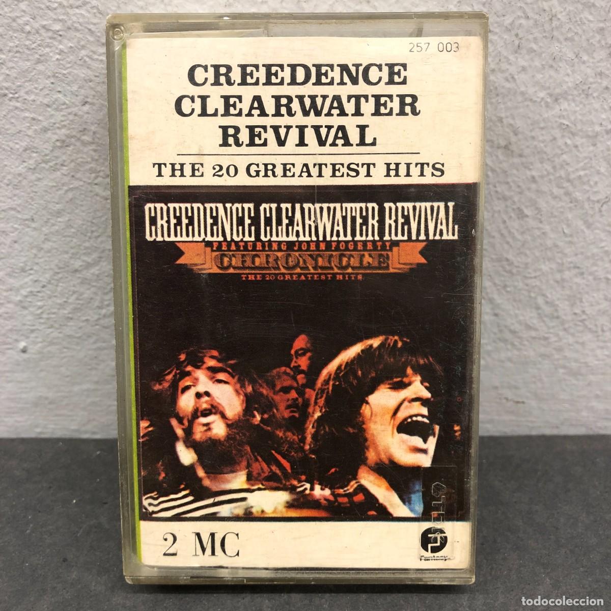 Casetes antiguos: CREEDENCE CLEARWATER REVIVAL - THE 20 GREATEST HITS - 257 003 - CASSETTE - M&Uacute;SICA / 738