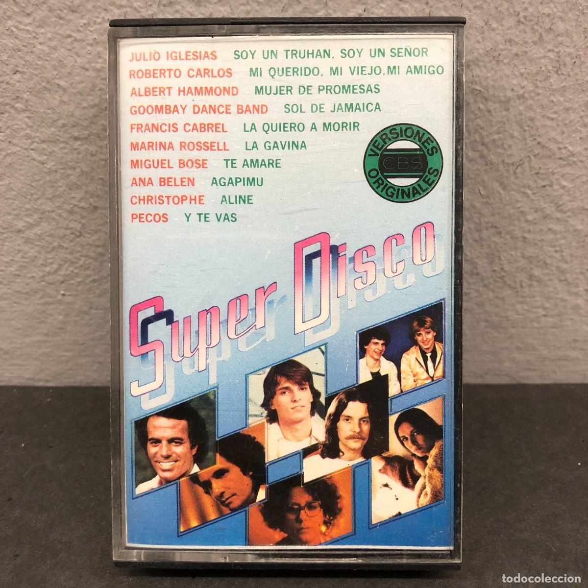 Casetes antiguos: SUPER DISCO - JULIO IGLESIAS, ROBERTO CARLOS... - CSP 40-13988 - CASSETTE - M&Uacute;SICA / 739