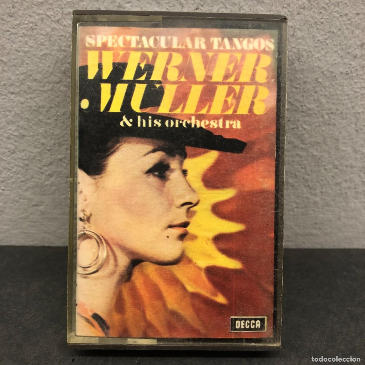 Casetes antiguos: WERNER MULLER - SPECTACULAR TANGOS - KDE 3025 - CASSETTE - M&Uacute;SICA / 777