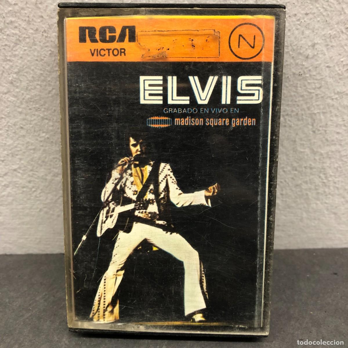 Casetes antiguos: ELVIS PRESLEY - GRABADO EN VIVO EN MADISON SQUARE GARDEN - 664 - CASSETTE - M&Uacute;SICA / 782