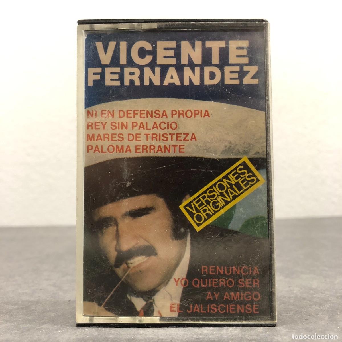Casetes antiguos: VICENTE FERNANDEZ - NI EN DEFENSA PROPIA - CSP 40-15140 - CASSETTE - M&Uacute;SICA / 800