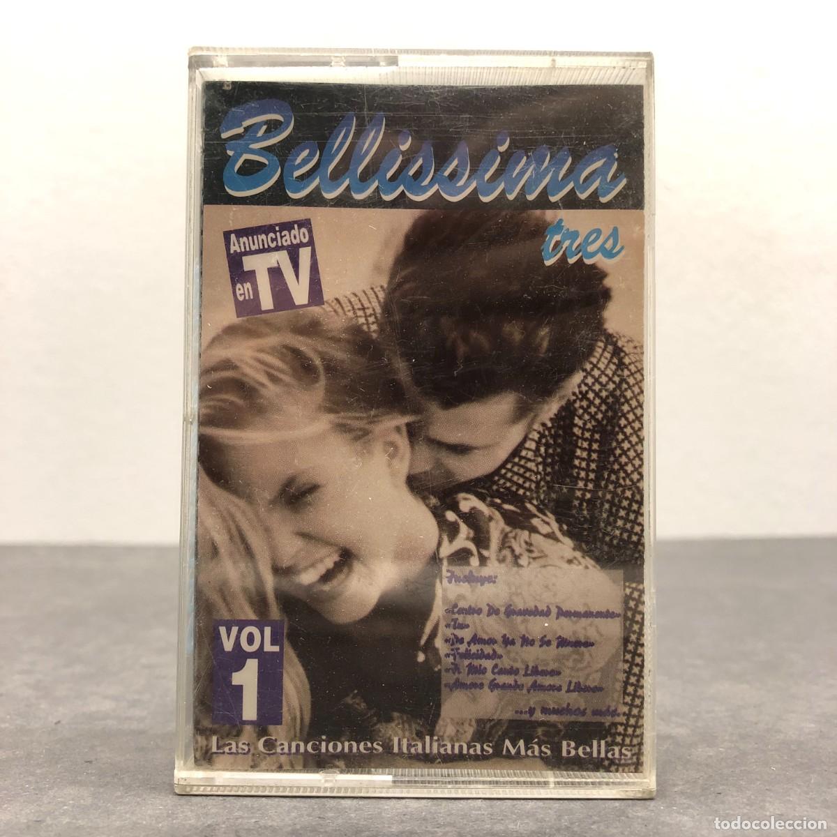 Casetes antiguos: BELLISSIMA TRES - LAS CANCIONES ITALIANAS M&Aacute;S BELLAS - CXCAS-185 - CASSETTE - M&Uacute;SICA / 802
