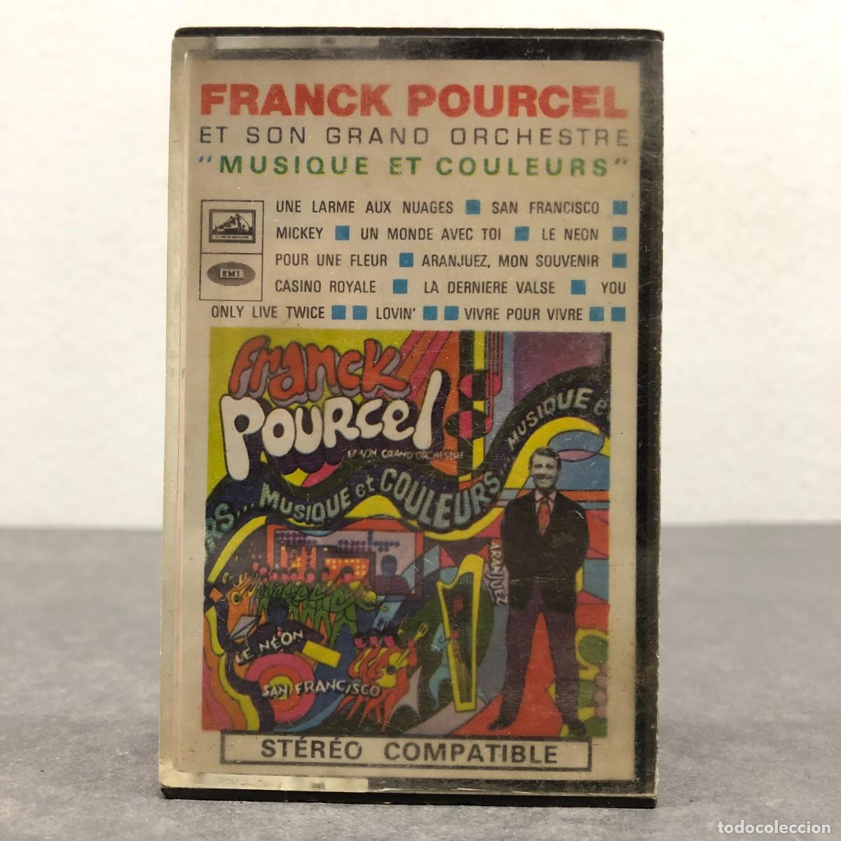 Casetes antiguos: FRANCK POURCEL - MUSIQUE ET COULEURS - MCV 16 009 - CASSETTE - M&Uacute;SICA / 819