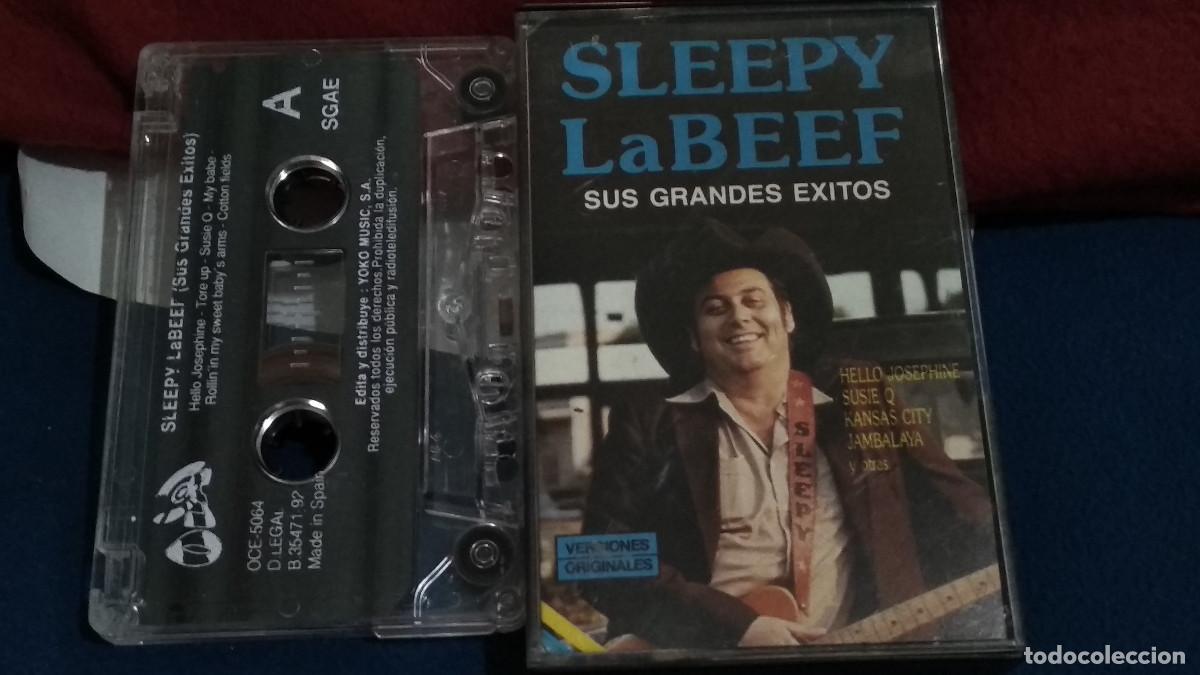 Casetes antiguos: SLEEPY LABEEF - SUS GRANDES &Eacute;XITOS (VERSIONES ORIGINALES) rockabilly - CASETE 1992 YOKO MUSIC