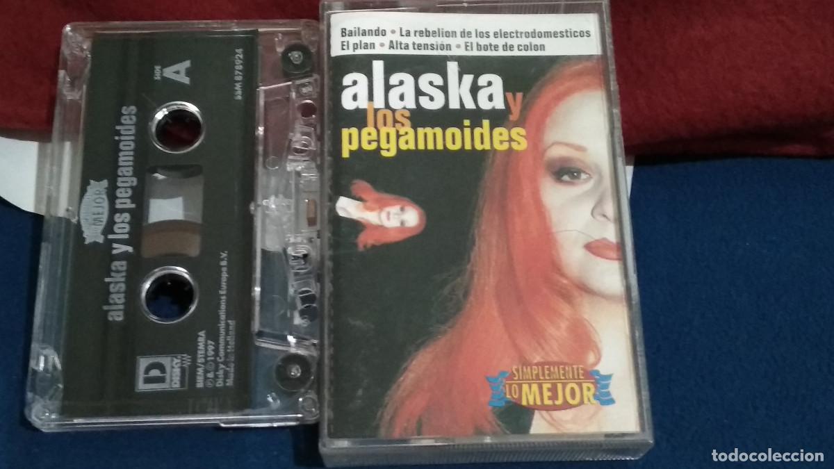 Casetes antiguos: ALASKA Y LOS PEGAMOIDES &ndash; Simplemente Lo Mejor (VERSIONES ORIGINALES) POP ROCK - CASETE 1997 Disky