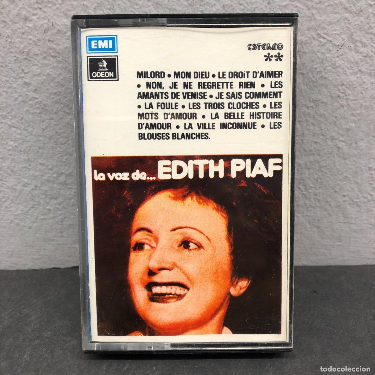 Casetes antiguos: LA VOZ DE... EDITH PIAF - MILORD, MON DIEU... - 10C 276-15.392Y - CASSETTE - M&Uacute;SICA / 853