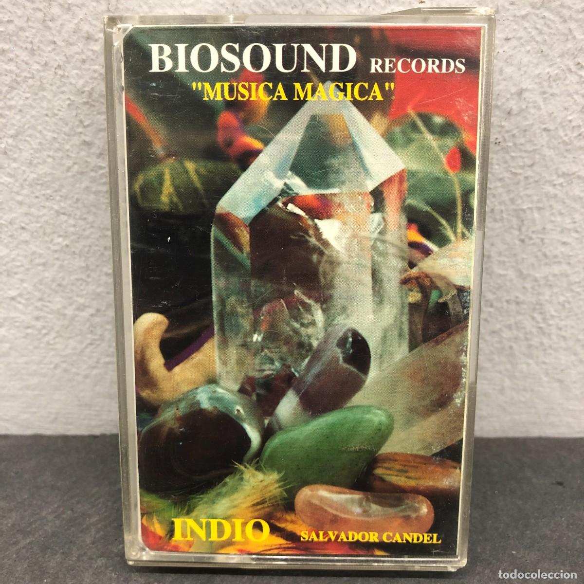 Casetes antiguos: INDIO - SALVADOR CANDEL - &rdquo;MUSICA MAGICA&rdquo; - BIOSOUND RECORDS - MC101 - CASSETTE - M&Uacute;SICA / 862