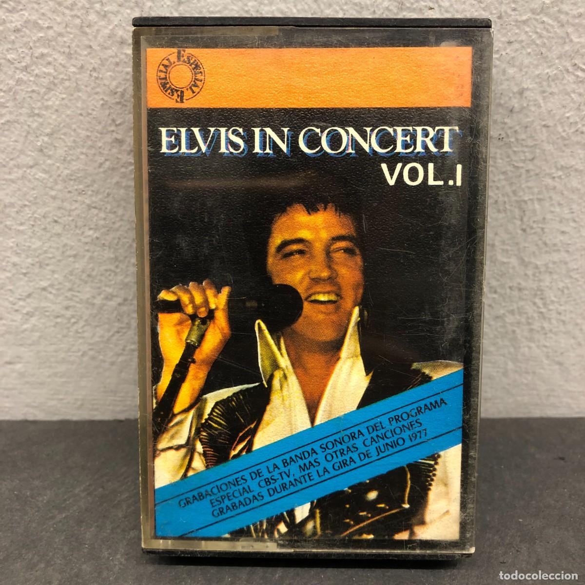 Casetes antiguos: ELVIS IN CONCERT - VOL. 1 - 43190 - CASSETTE - M&Uacute;SICA / 863