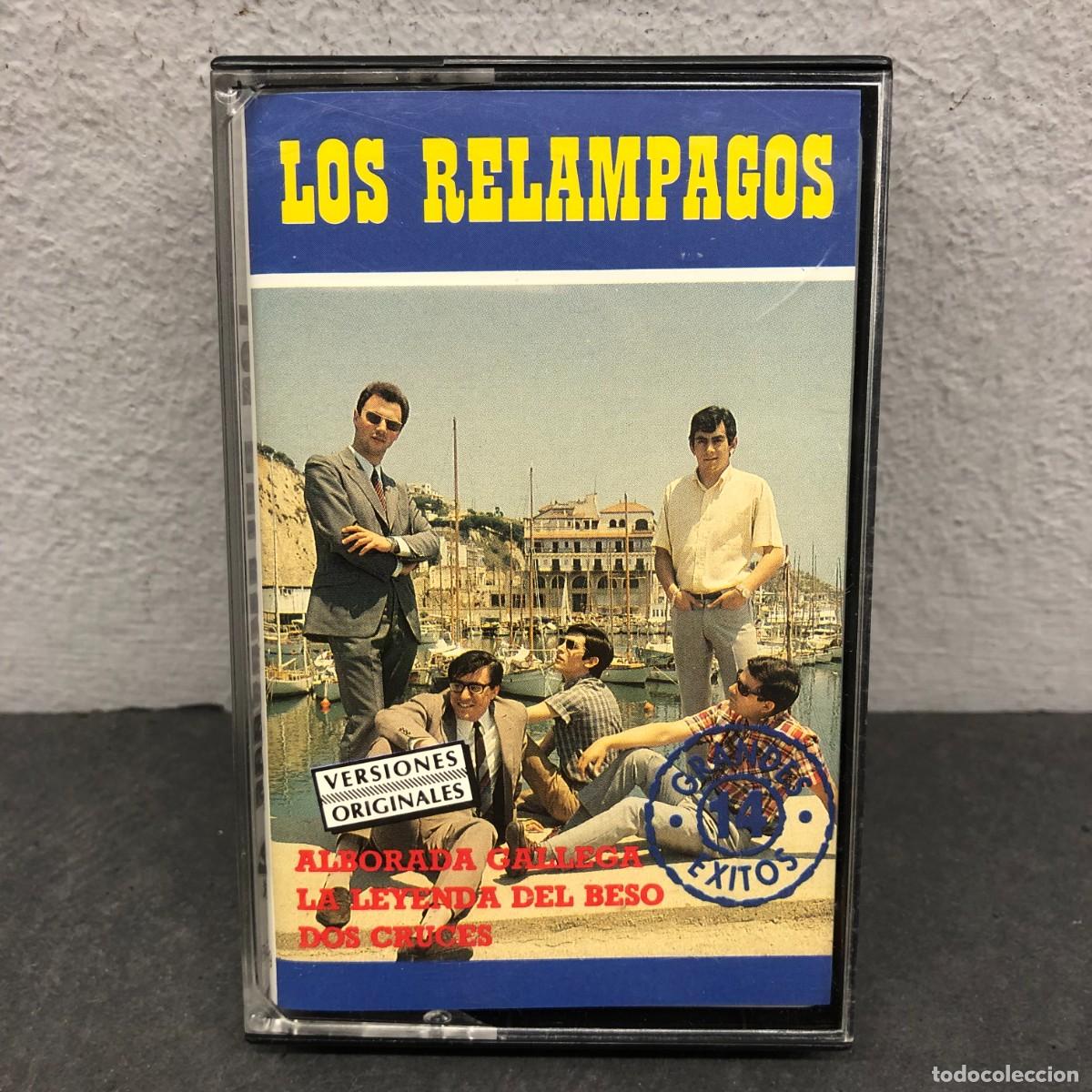 Casetes antiguos: LOS RELAMPAGOS - 14 GRANDES EXITOS - SC-1589 - CASSETTE - M&Uacute;SICA / 878