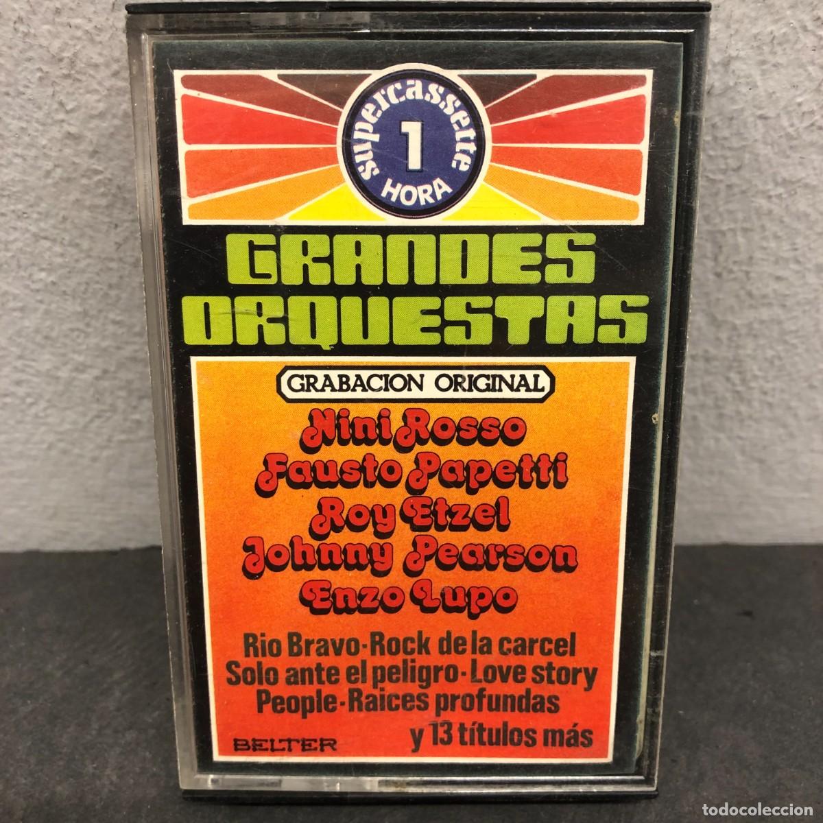Casetes antiguos: GRANDES ORQUESTAS - NINI ROSSO, FAUSTO PAPETTI... - BHC-395 - CASSETTE - M&Uacute;SICA / 881