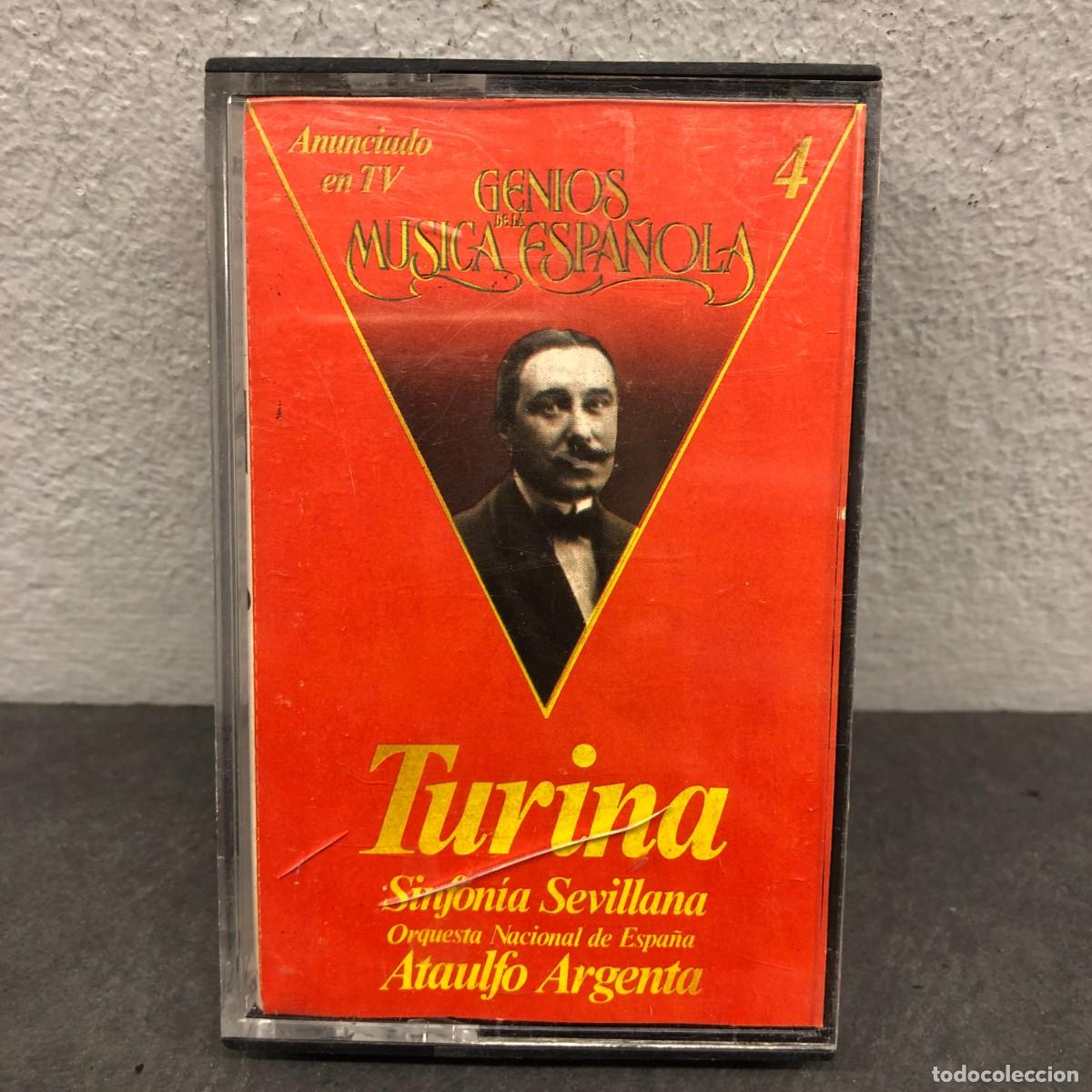 Casetes antiguos: TURINA - SINFON&Iacute;A SEVILLANA - ATAULFO ARGENTA - VOL. 4 - GMC 4004 - CASSETTE - M&Uacute;SICA / 889