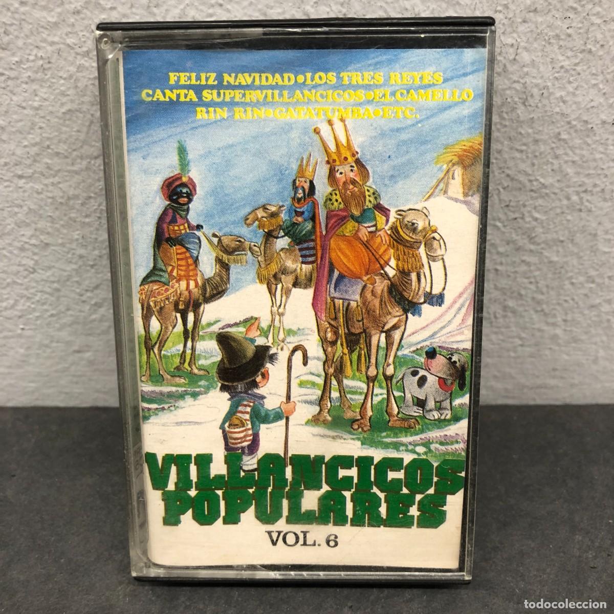 Casetes antiguos: VILLANCICOS POPULARES - VOL. 6 - FELIZ NAVIDAD, LOS TRES REYES... - 03-056 - CASSETTE - M&Uacute;SICA / 900