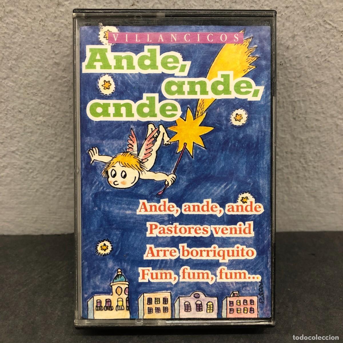 Casetes antiguos: ANDE, ANDE, ANDE - VILLANCICOS - 8-1926 - CASSETTE - M&Uacute;SICA / 909