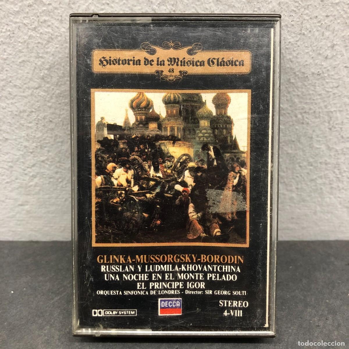 Casetes antiguos: MODEST MUSSORGSKY - GLINKA-BORODIN - 411 570-4 - CASSETTE - M&Uacute;SICA / 925