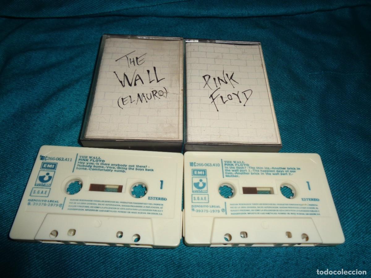 Casetes antiguos: PINK FLOYD. THE WALL ( EL MURO) EMI, 1979. 2 CASETE&acute;S. EDC. SPAIN.(#)
