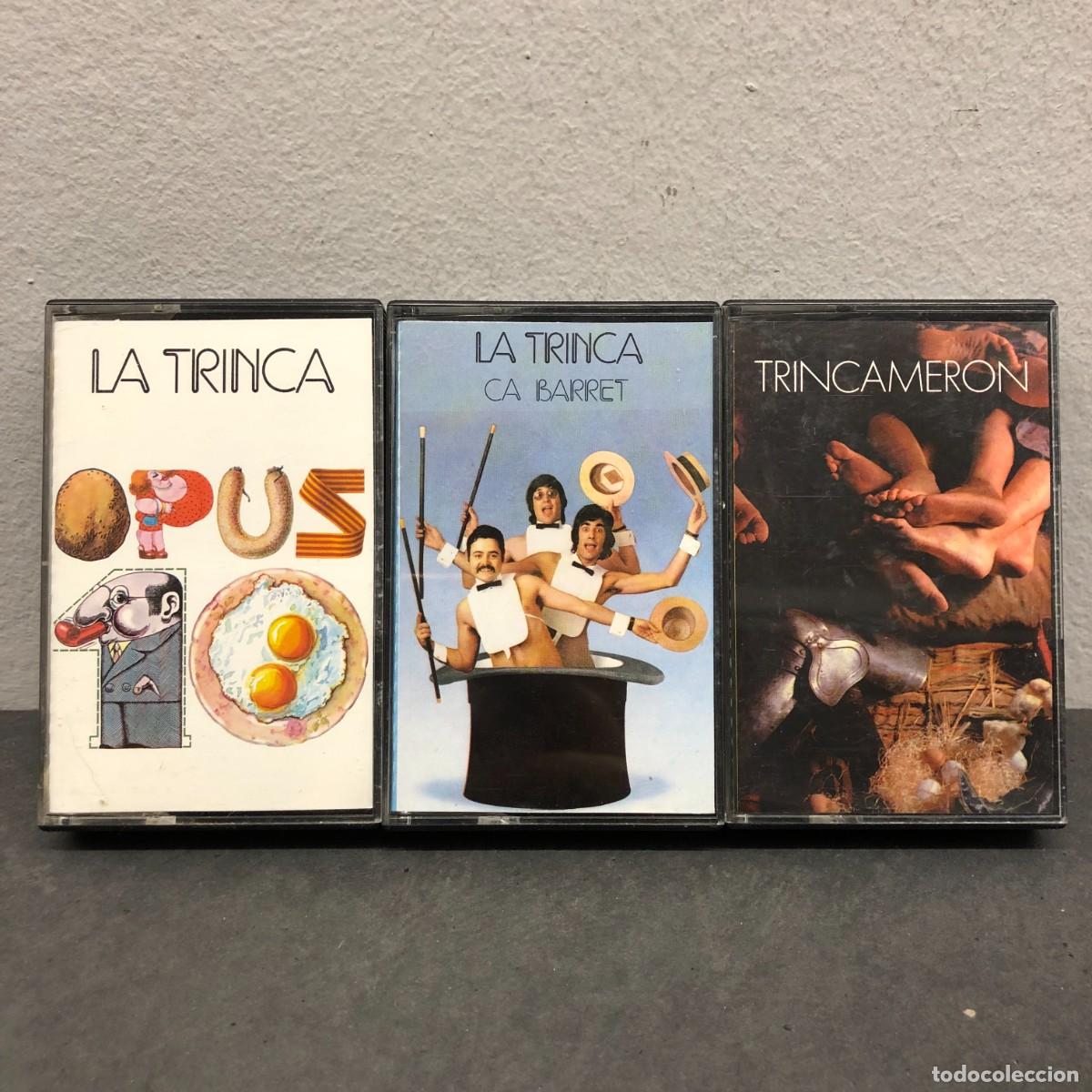Casetes antiguos: LA TRINCA - OPUS 10 - CA BARRET - TRINCAMERON - PDI K-60.2902 - LOTE 3 CASSETTES - M&Uacute;SICA / 941