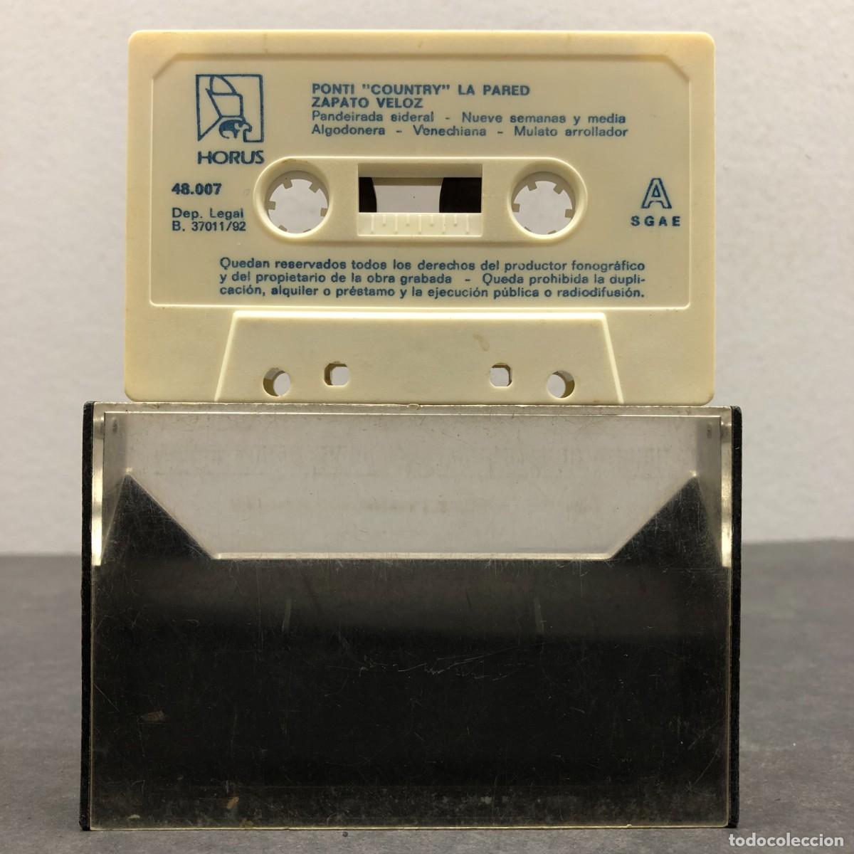 Casetes antiguos: PONTI &rdquo;COUNTRY&rdquo; LA PARED - ZAPATO VELOZ - 48.007 - CASSETTE - M&Uacute;SICA / 943