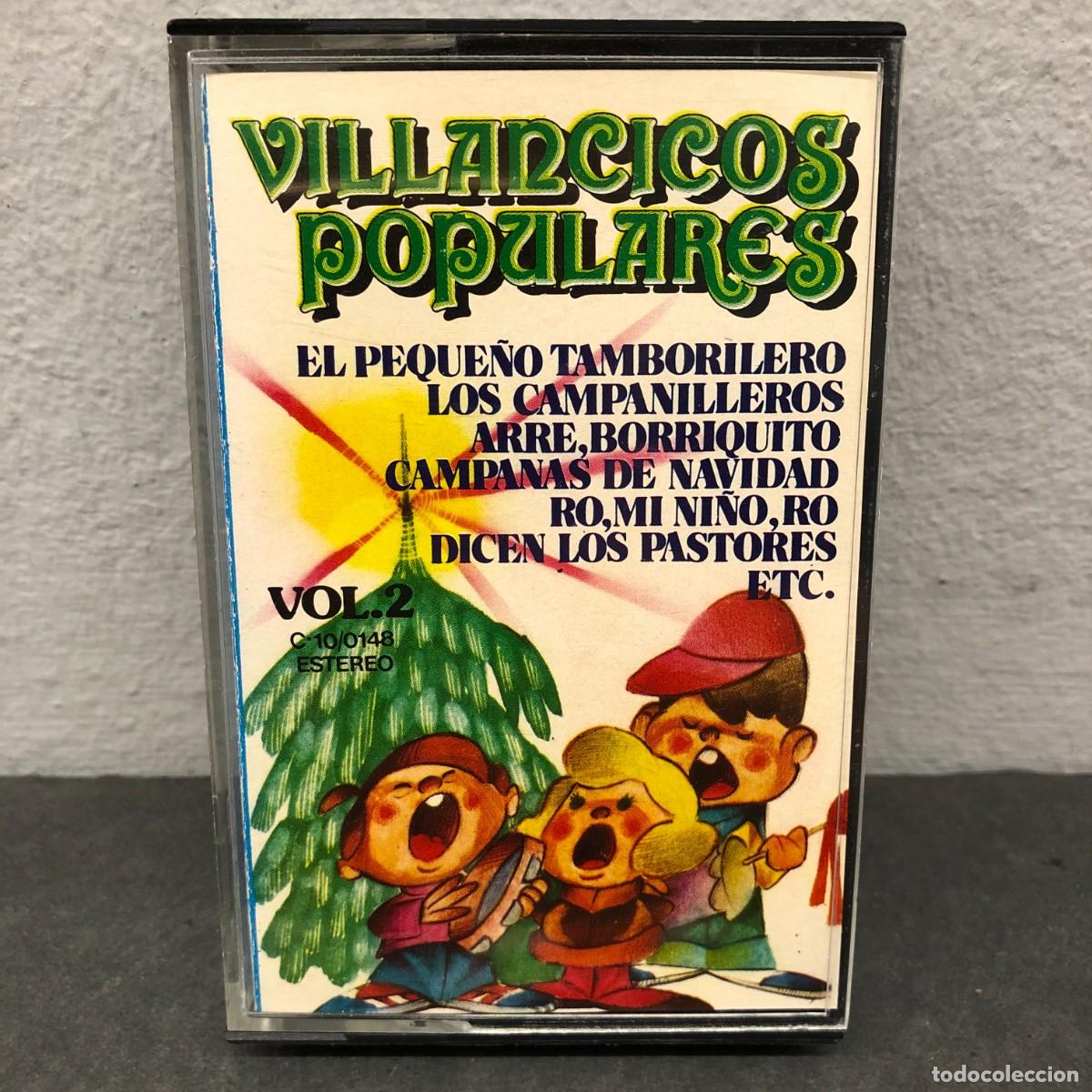 Casetes antiguos: VILLANCICOS POPULARES - VOL. 2 - C-10 0148 - CASSETTE - M&Uacute;SICA / 945