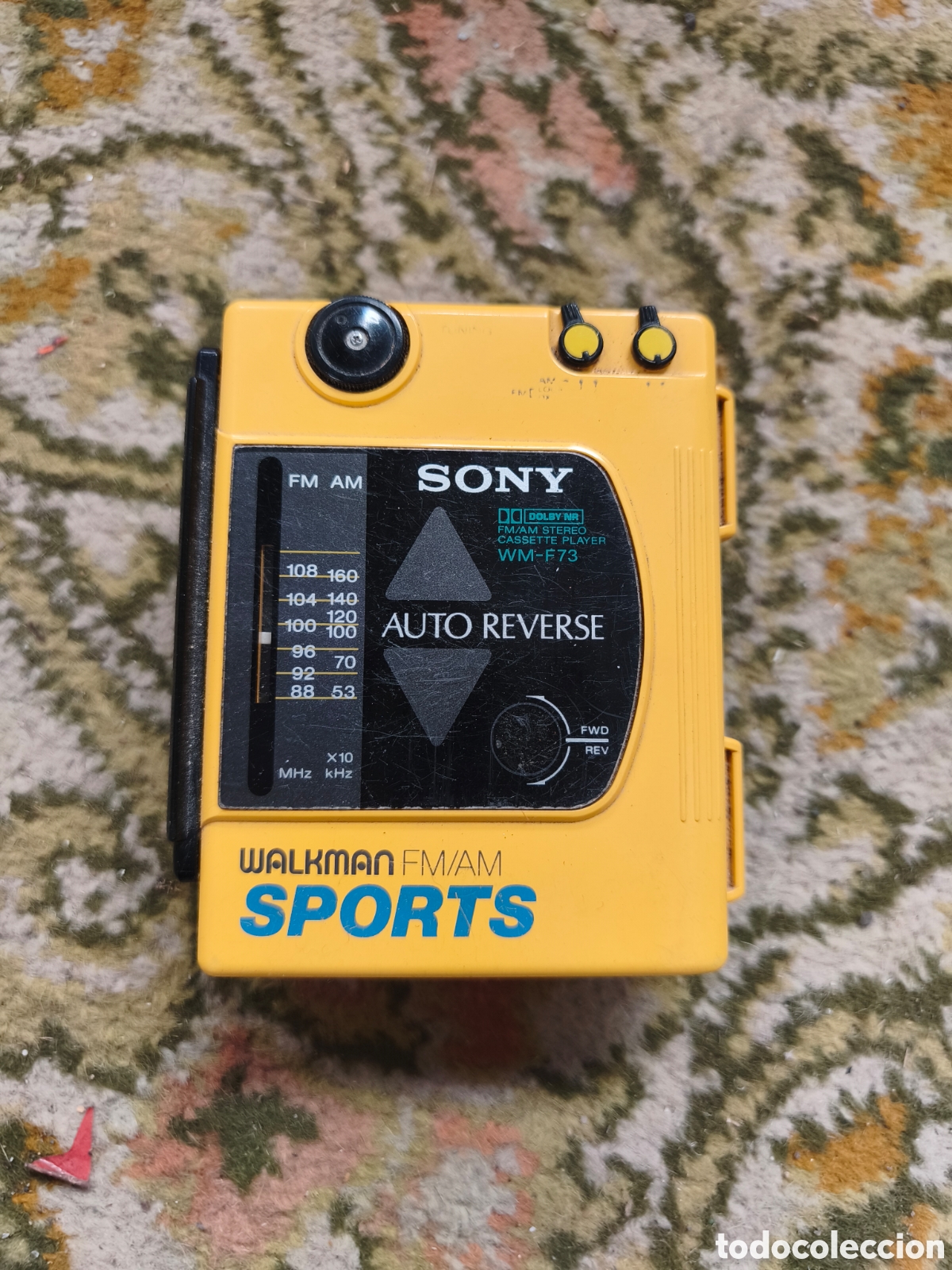 Cassette antiche: Sony Walkman Sports WM-F73 (1986) - Excelente Estado Est&eacute;tico / Colecci&oacute;n