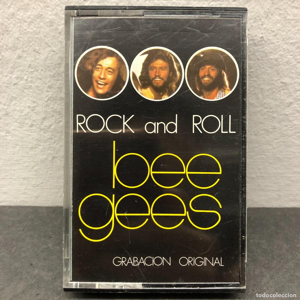 Casetes antiguos: BEE GEES - ROCK AND ROLL - GRABACION ORIGINAL - C-727 - CASSETTE - M&Uacute;SICA / 967