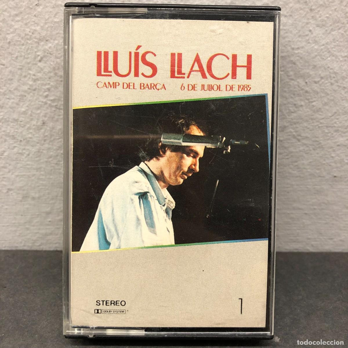 Casetes antiguos: LLU&Iacute;S LLACH - CAMP DEL BAR&Ccedil;A - 6 DE JULIOL DE 1985 - XW 502480 - CASSETTE - M&Uacute;SICA / 983