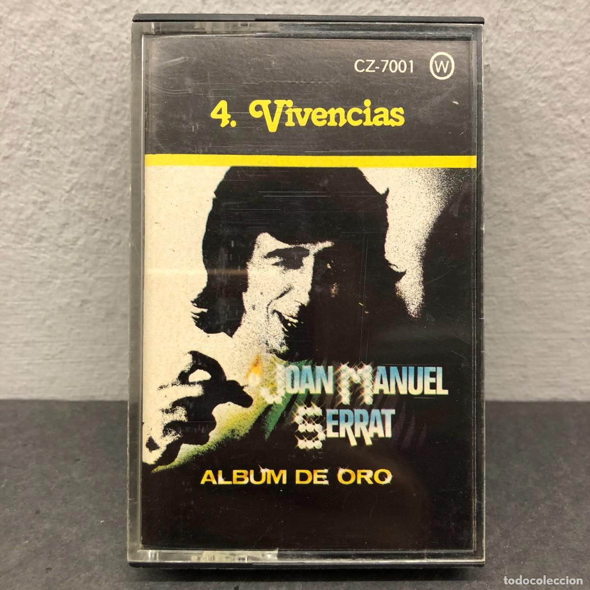 Casetes antiguos: JOAN MANUEL SERRAT - ALBUM DE ORO - VIVENCIAS - 4 - CZ-7001 - CASSETTE - M&Uacute;SICA / 998