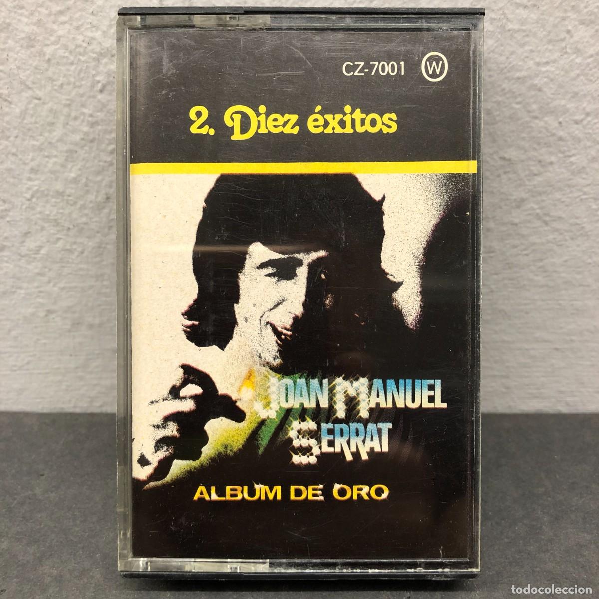 Casetes antiguos: JOAN MANUEL SERRAT - DIEZ EXITOS - 2 - ALBUM DE ORO - CZ-7001 - CASSETTE - M&Uacute;SICA / 1000