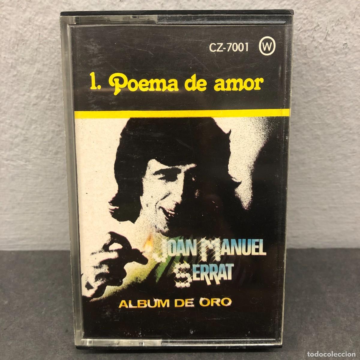 Casetes antiguos: JOAN MANUEL SERRAT - POEMA DE AMOR - 1 - ALBUM DE ORO - CZ-7001 - CASSETTE - M&Uacute;SICA / 1022