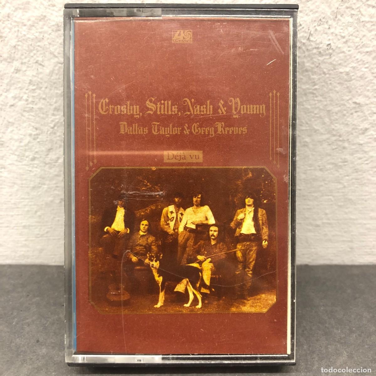 Casetes antiguos: CROSBY, STILLS, NASH & YOUNG - DALLAS TAYLOR & GREG REEVES - D&Eacute;J&Agrave; VU - CASSETTE - M&Uacute;SICA / 1026