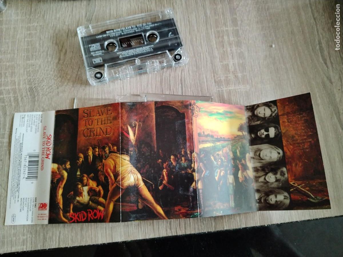 Casetes antiguos: Skid row - Slave to the grind - Foto 2