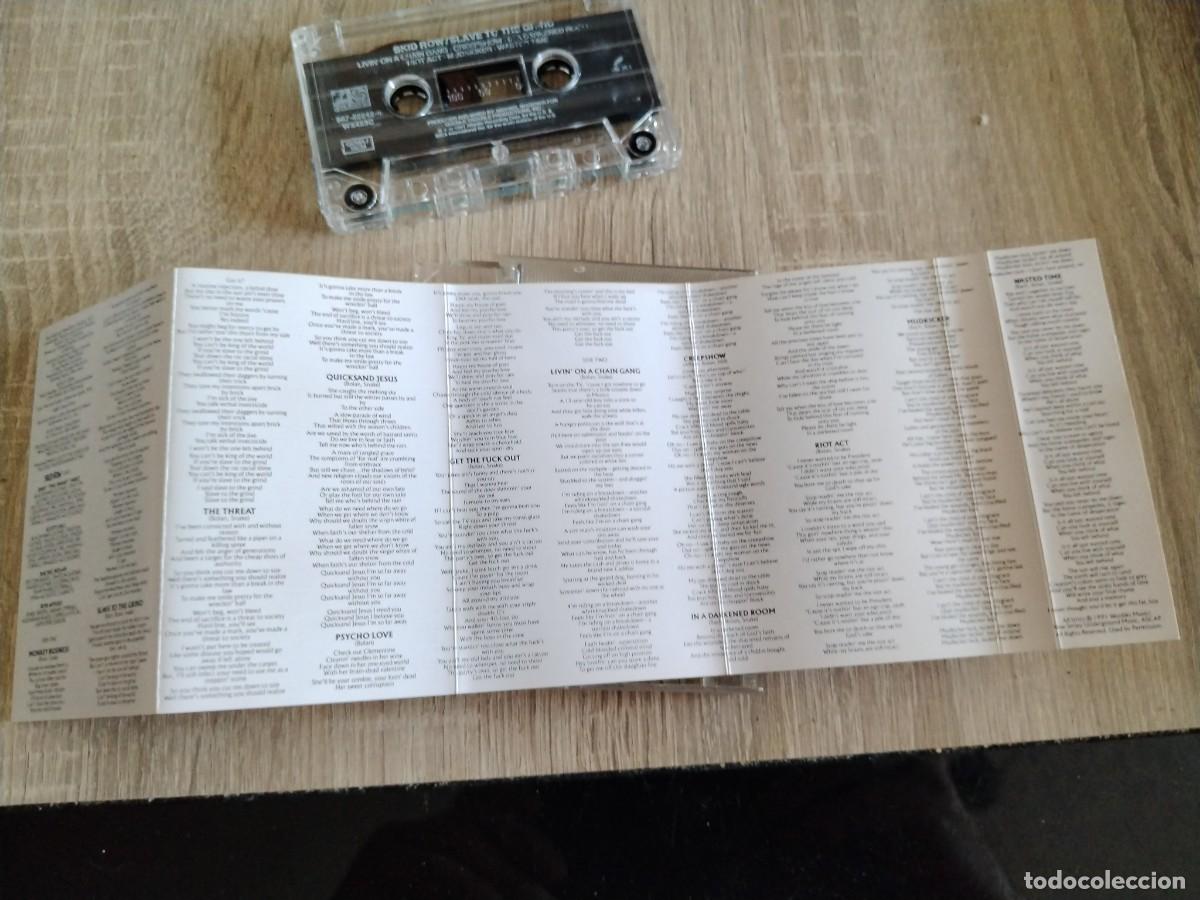 Casetes antiguos: Skid row - Slave to the grind - Foto 3