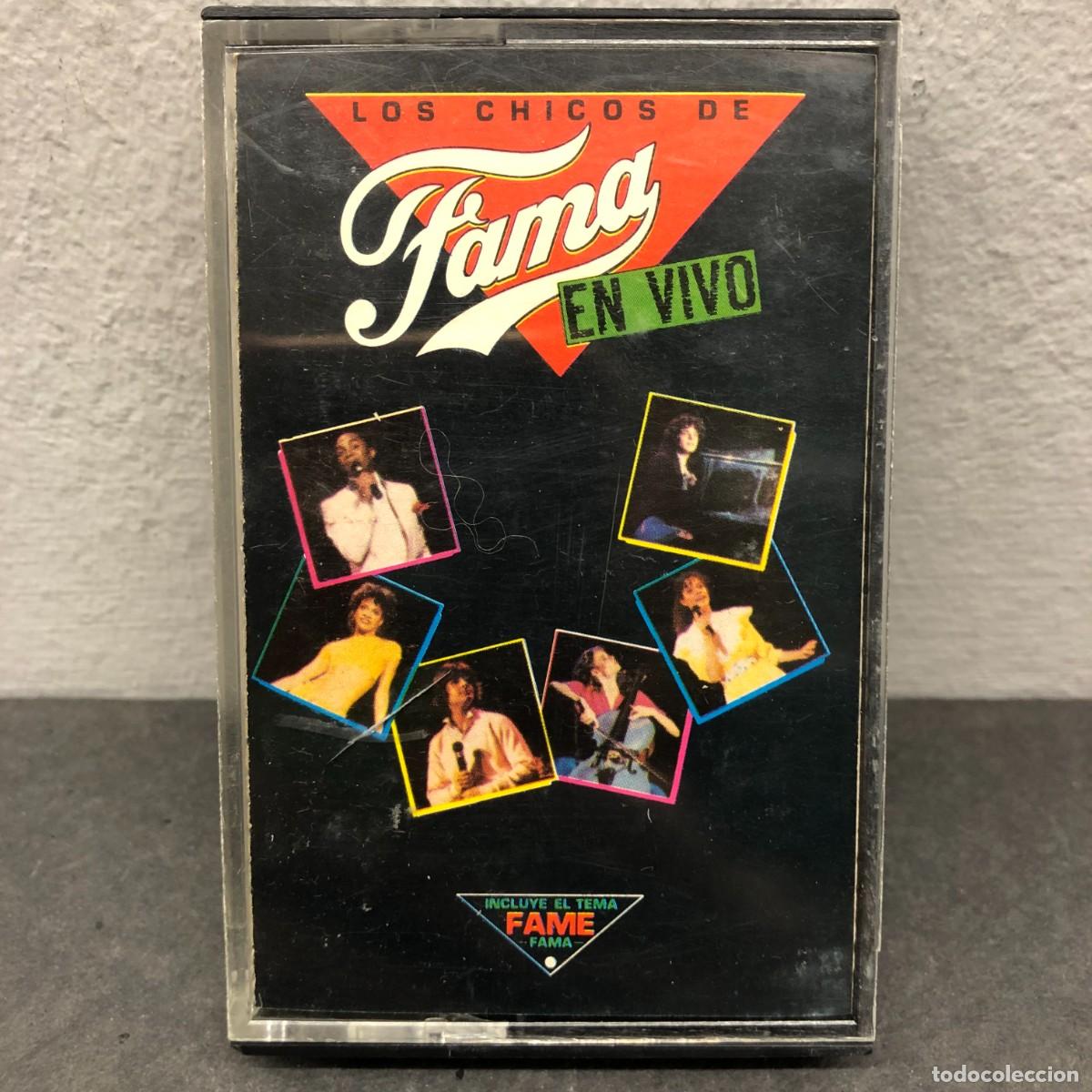 Casetes antiguos: LOS CHICOS DE FAMA EN VIVO - FAME - PK 14674 - CASSETTE - M&Uacute;SICA / 1030